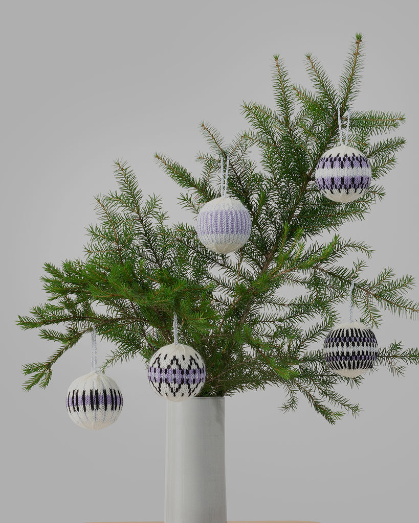 KIT: Baggen Strik Julekugler