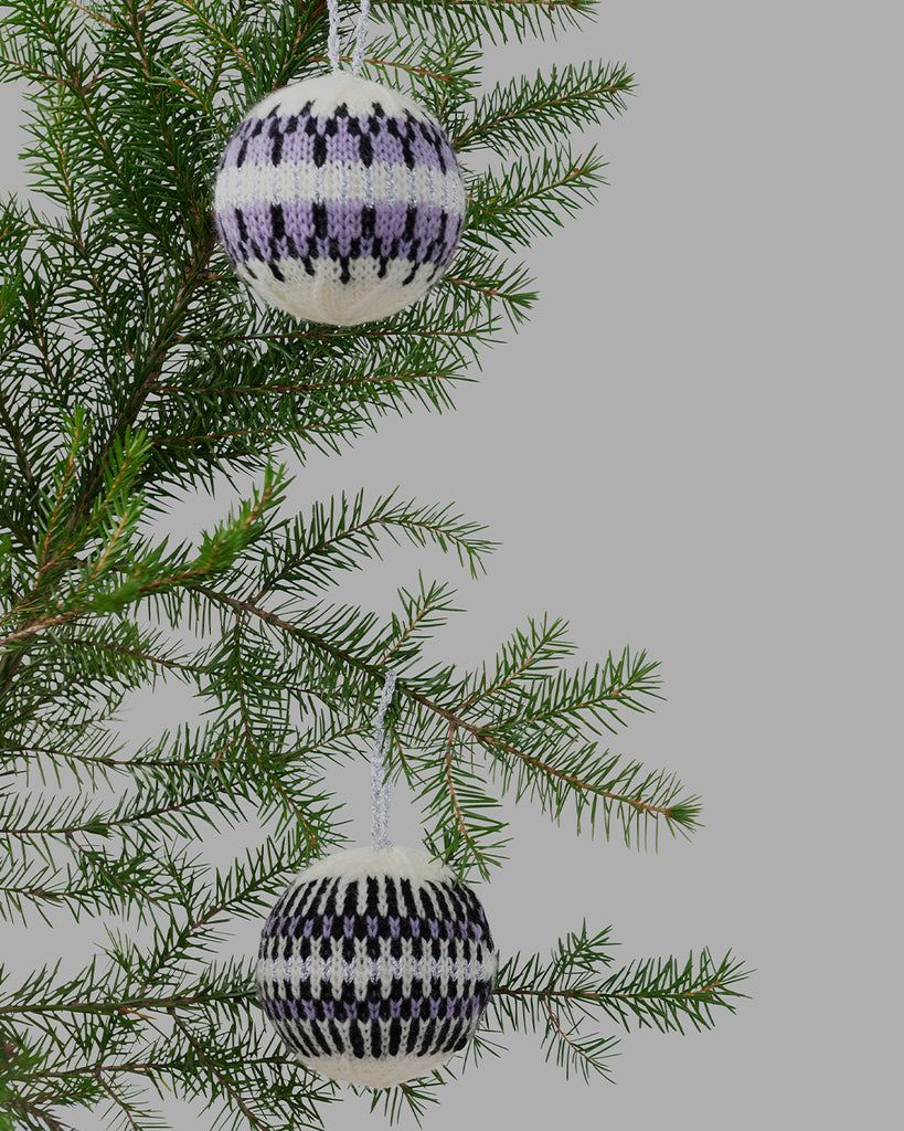 KIT: Baggen Strik Julekugler