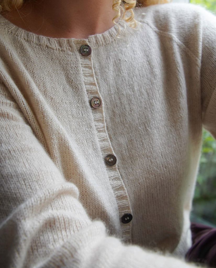 KIT: Borgan Strik Cardigan Rund Hals