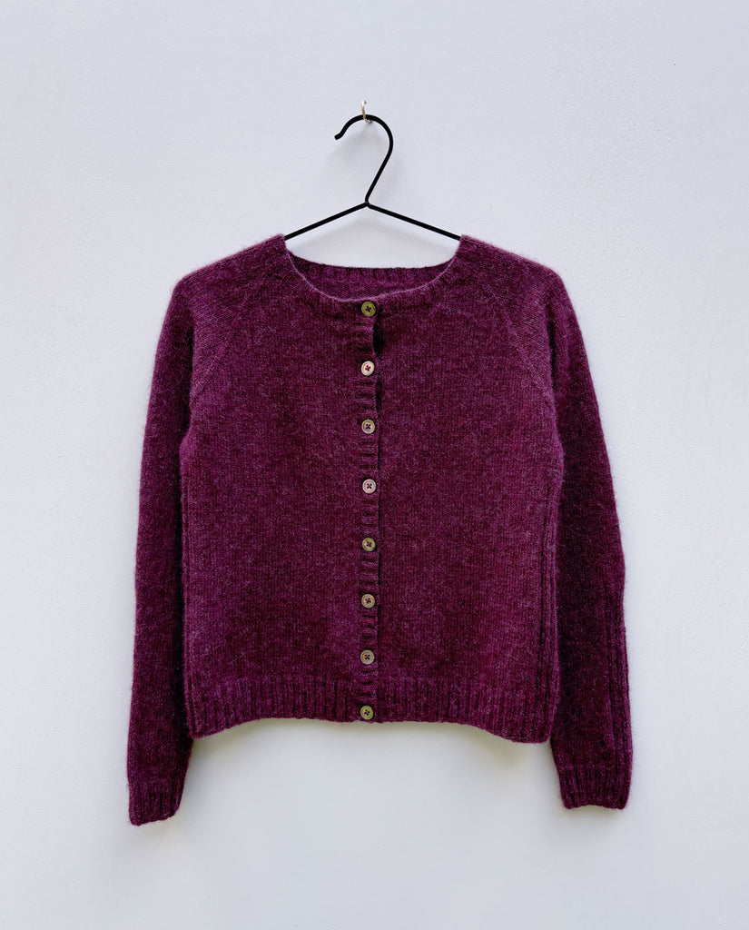Opskrift: Borgan Strik Cardigan Rund Hals
