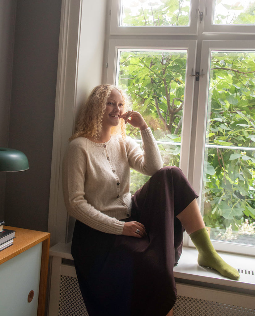 KIT: Borgan Strik Cardigan Rund Hals