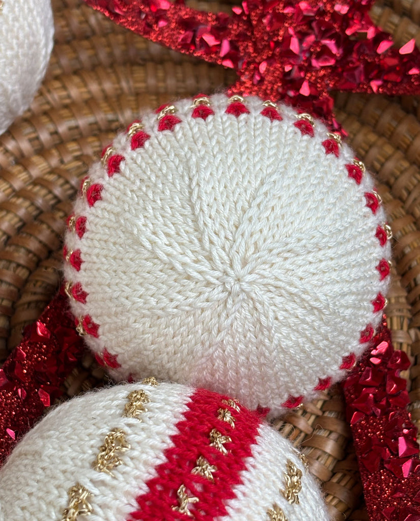 KIT: Halmø Strik Julekugler