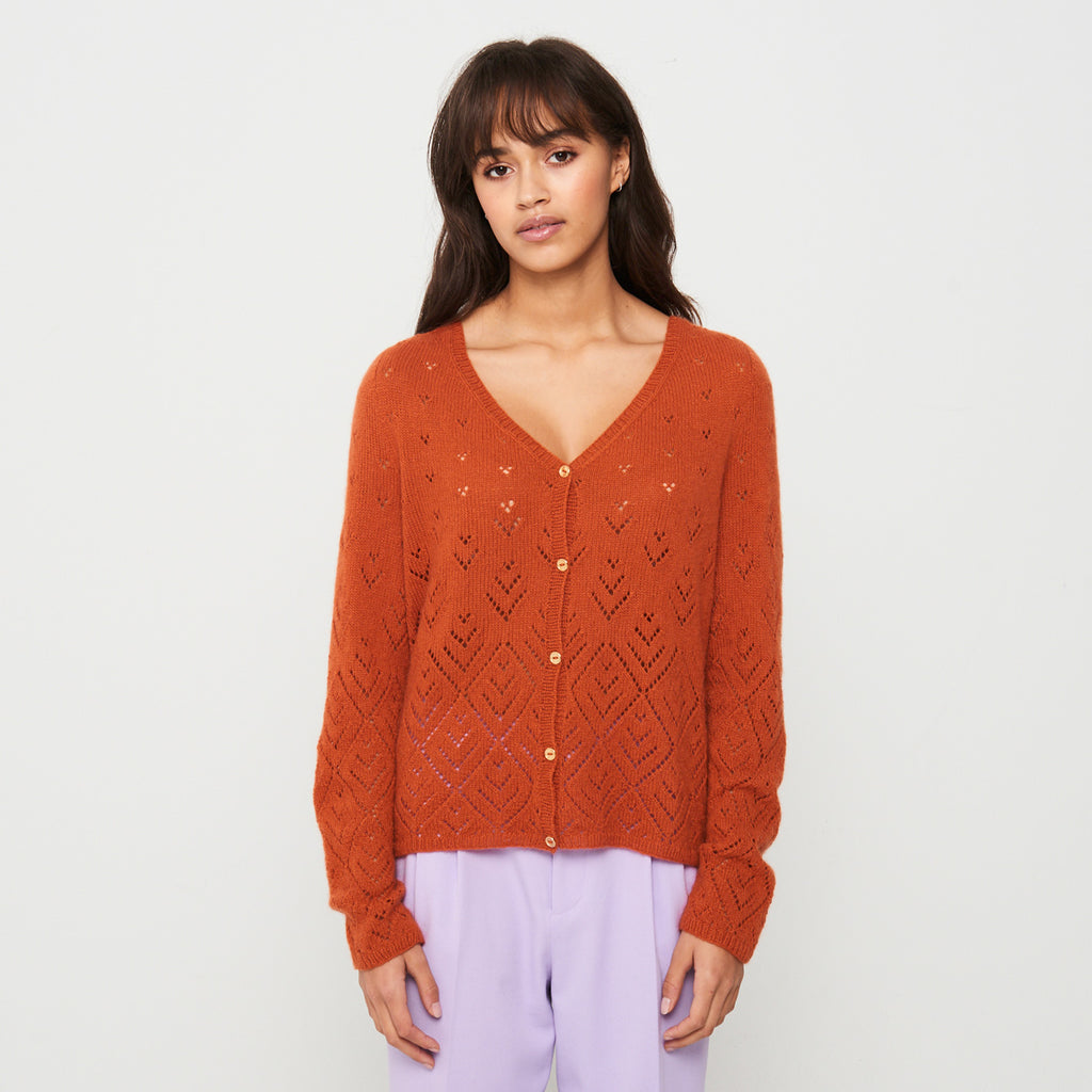 OPSKRIFT: Hesselø Strik Cardigan Dame