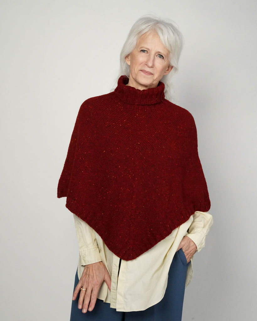 OPSKRIFT: Langø Strik Poncho