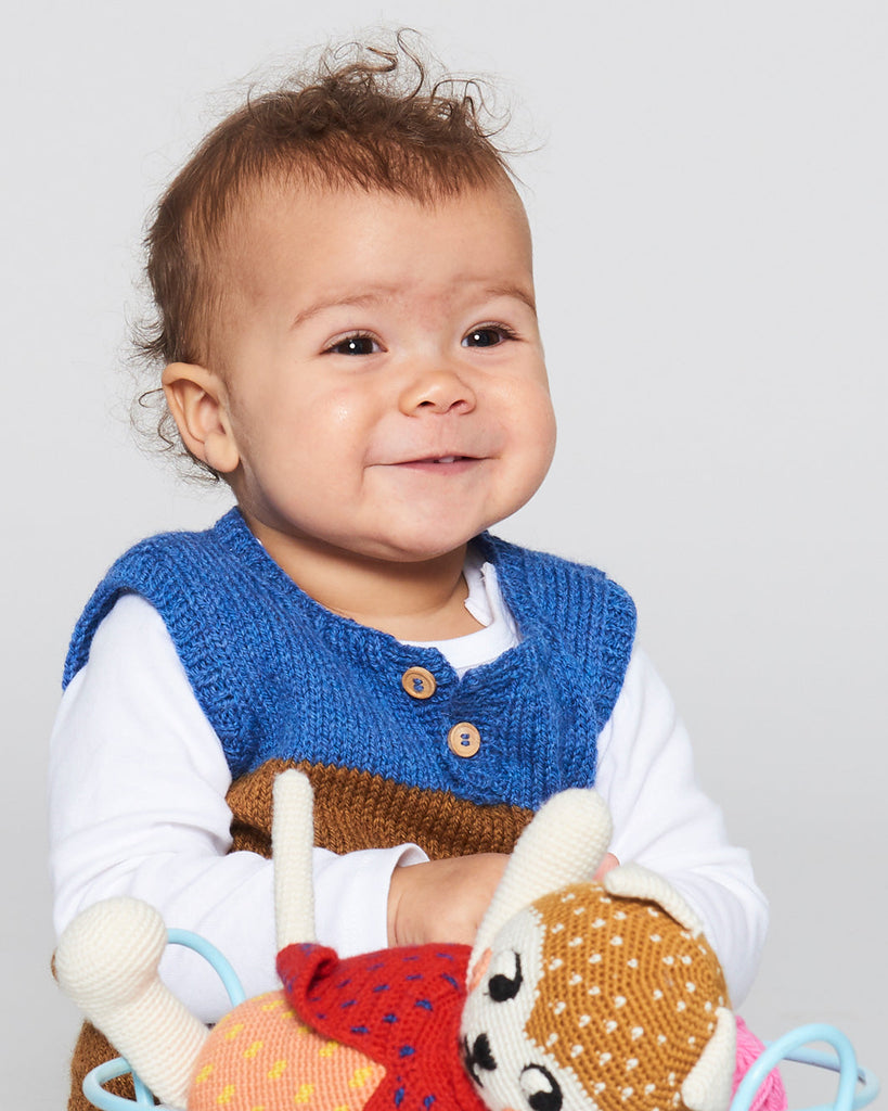 OPSKRIFT: Smøla Strik Vest Baby