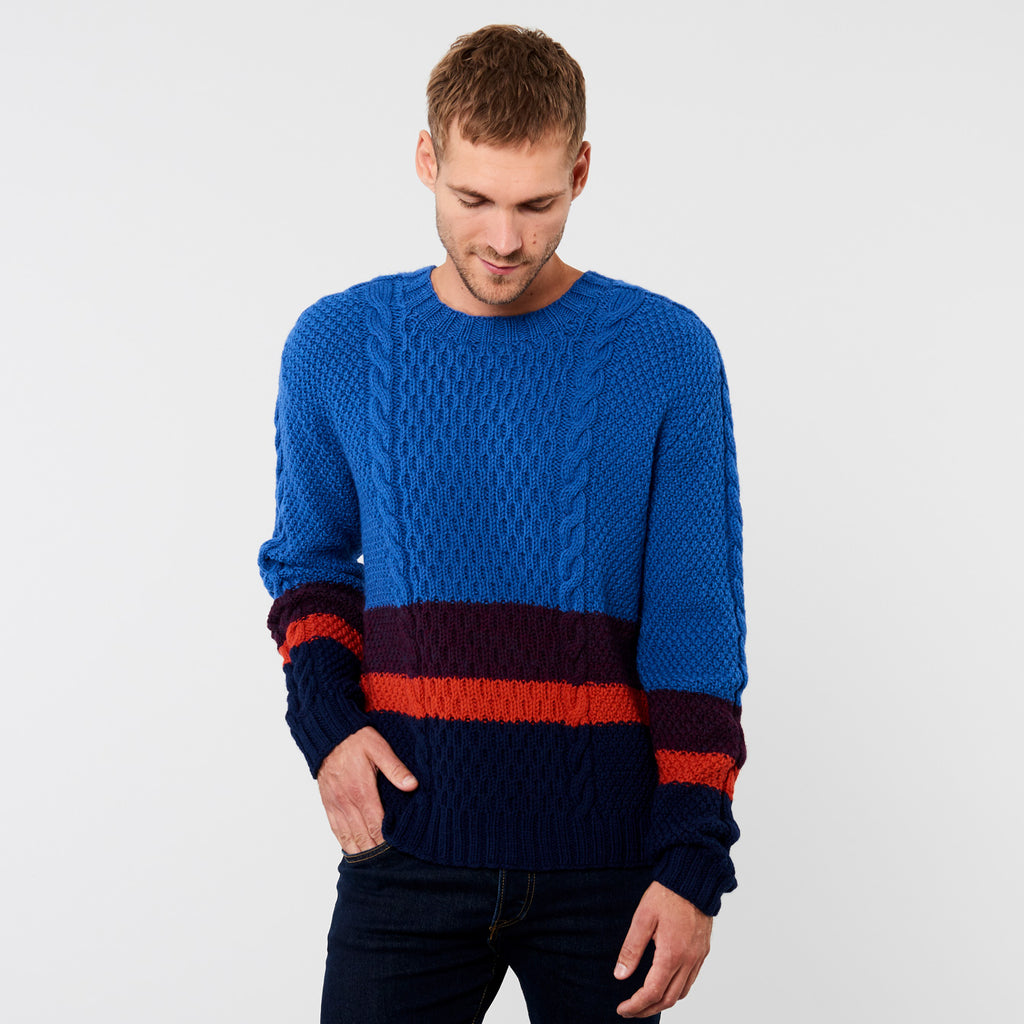 ÆRØ STRIK SWEATER HERRE