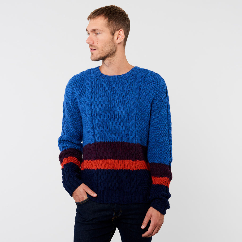 ÆRØ STRIK SWEATER HERRE