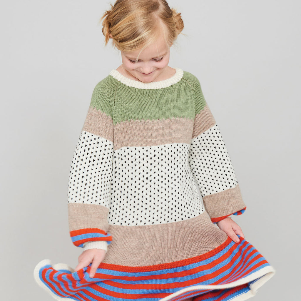 OPSKRIFT: Tunø Strik Kjole Barn Kit Couture