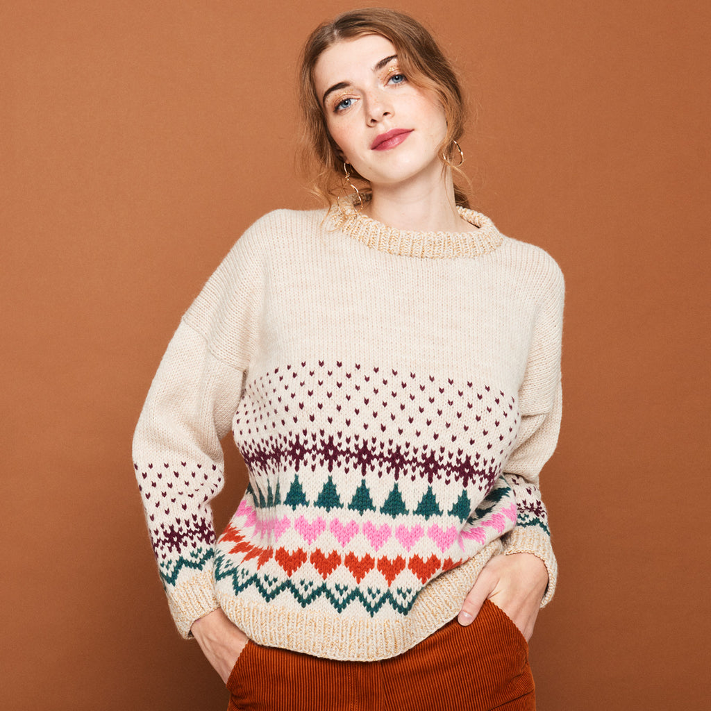 OPSKRIFT: Aluk Strik Sweater